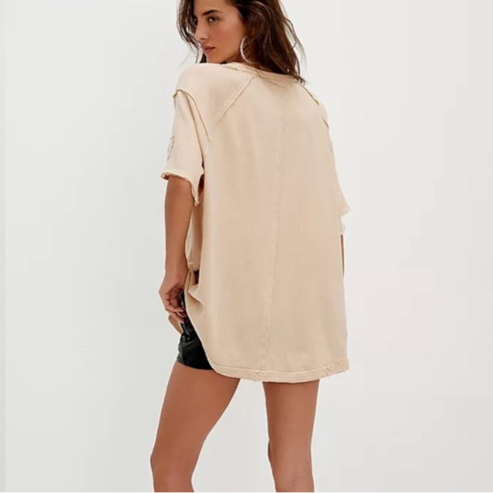 NWT Free People We The Free Harper Tee - Size L - Picture 10 of 11